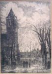 Verkocht.Moll.Tijmen Moll.1890-1975.Herv.kerk van Huizen.